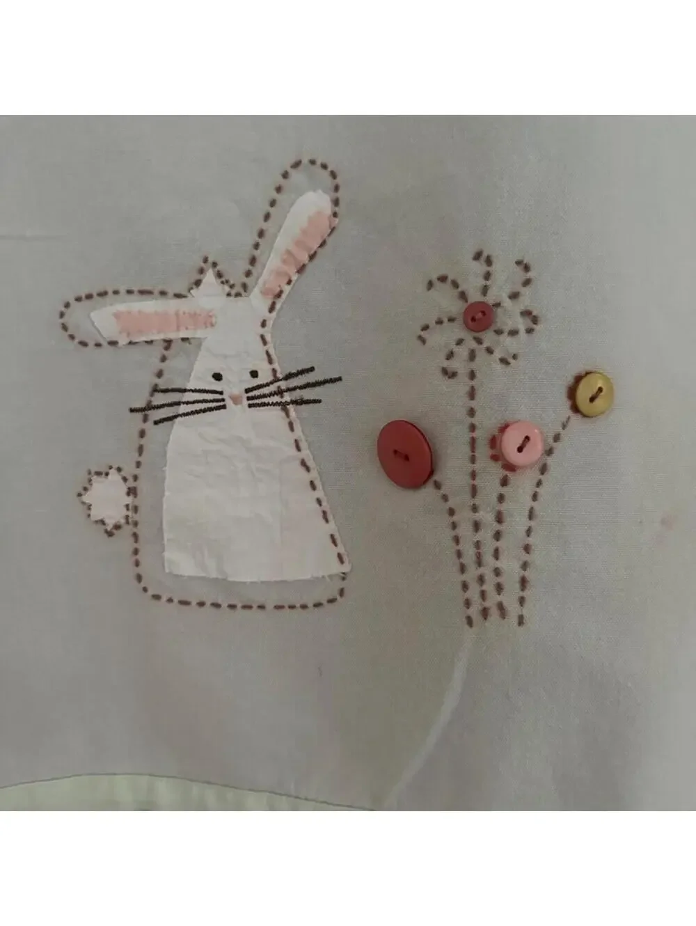 Sur La Table Easter Embroidered Appliqué Cotton Tea Towels set of 3 NWT